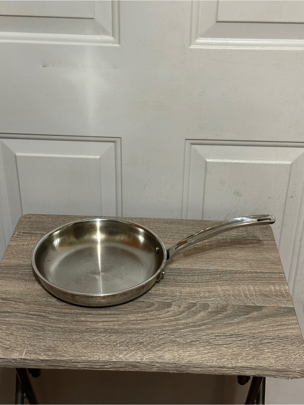 Viking 8" Skillet Saute Pan 3-Ply 304 Stainless Steel W/ Aluminum Core Induction